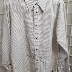 Split Vintage Tuxedo Boutique Shirt - Large